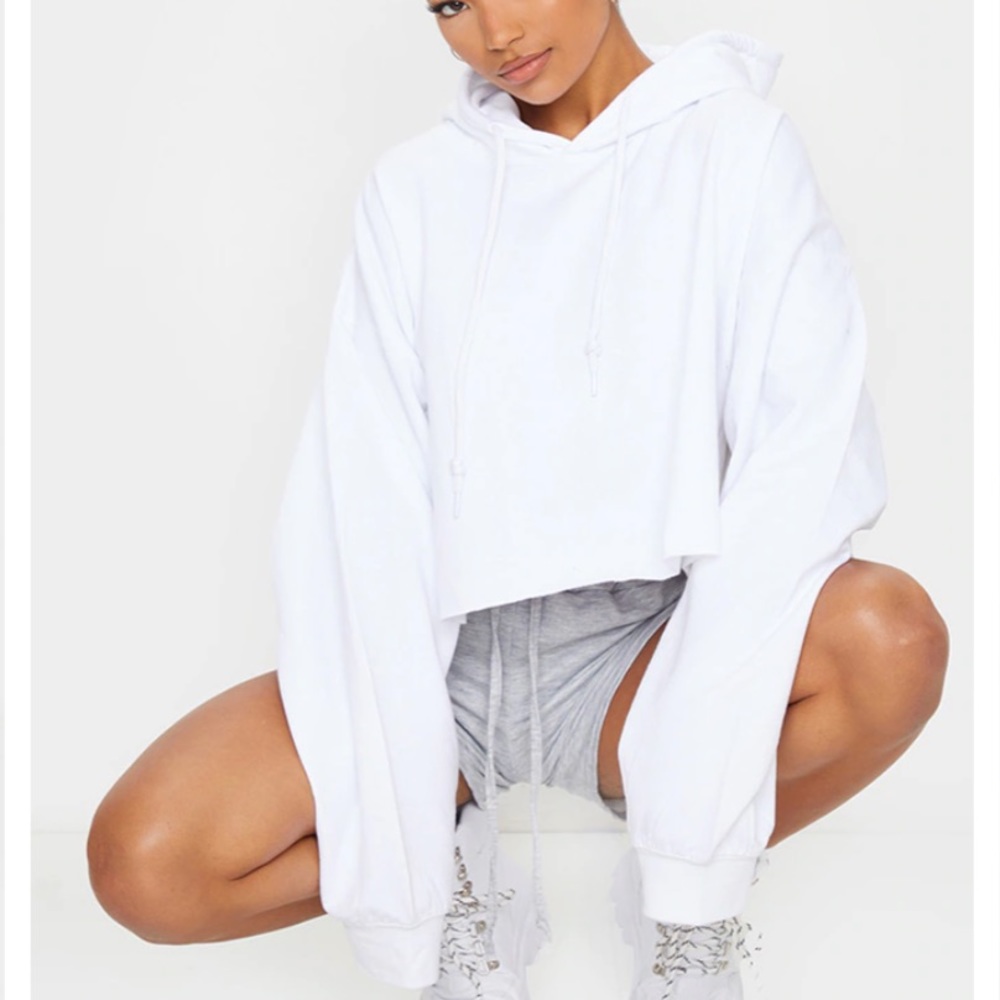 Pretty Little Thing Cropped Hoodie